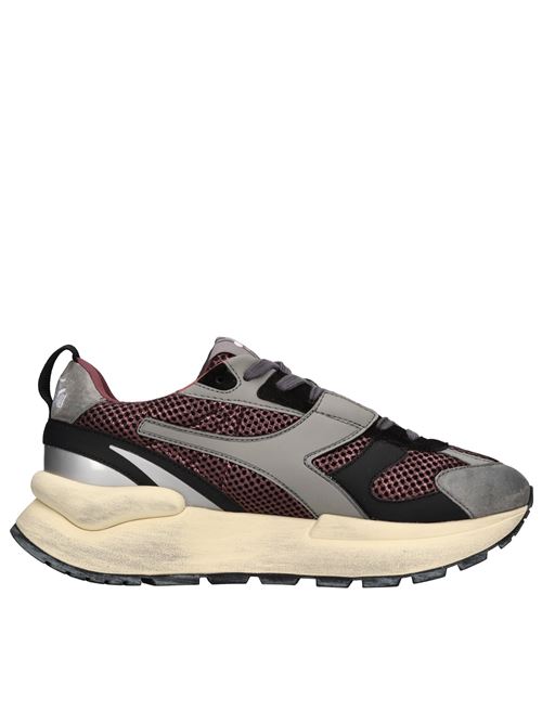 Leather and fabric trainers DIADORA HERITAGE | MERCURY ELITE URBAN WNVINO-GRIGIO-NERO